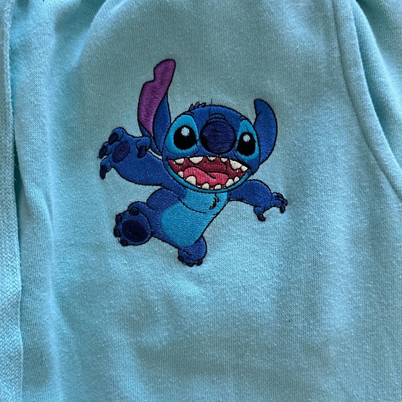 Disney Light Blue Stitch Sweatpants - Picture 3 of 4